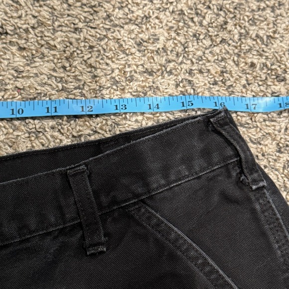 Vintage Carhartt Pants Mens 36x30 Black B11 Carpenter Canvas Workwear Utility - Picture 6 of 11